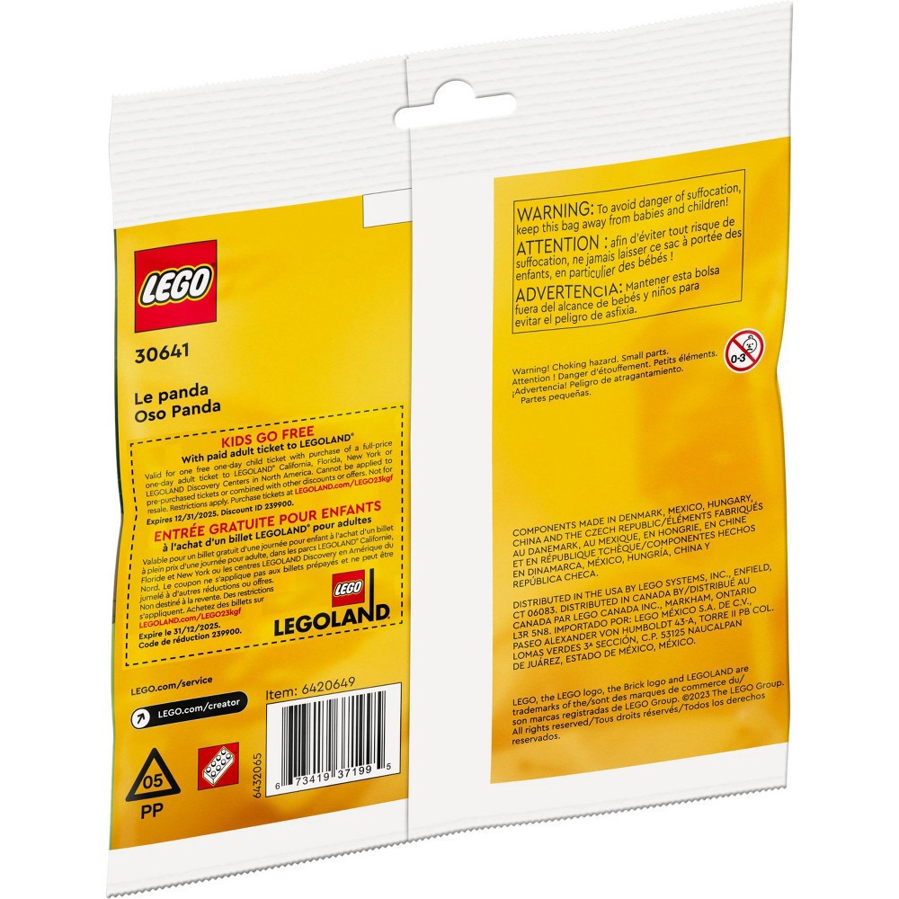 slide 2 of 3, LEGO Creator Panda Bear 30641, 1 ct