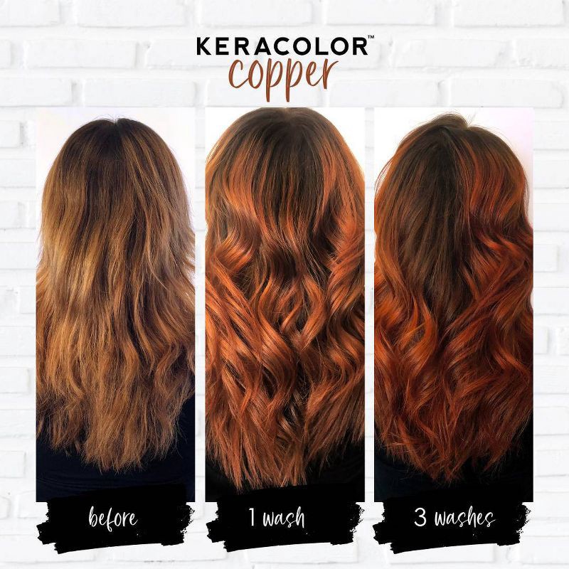 slide 4 of 4, Keracolor Color + Clenditioner Temporary Hair Color - Copper - 12 fl oz, 12 fl oz