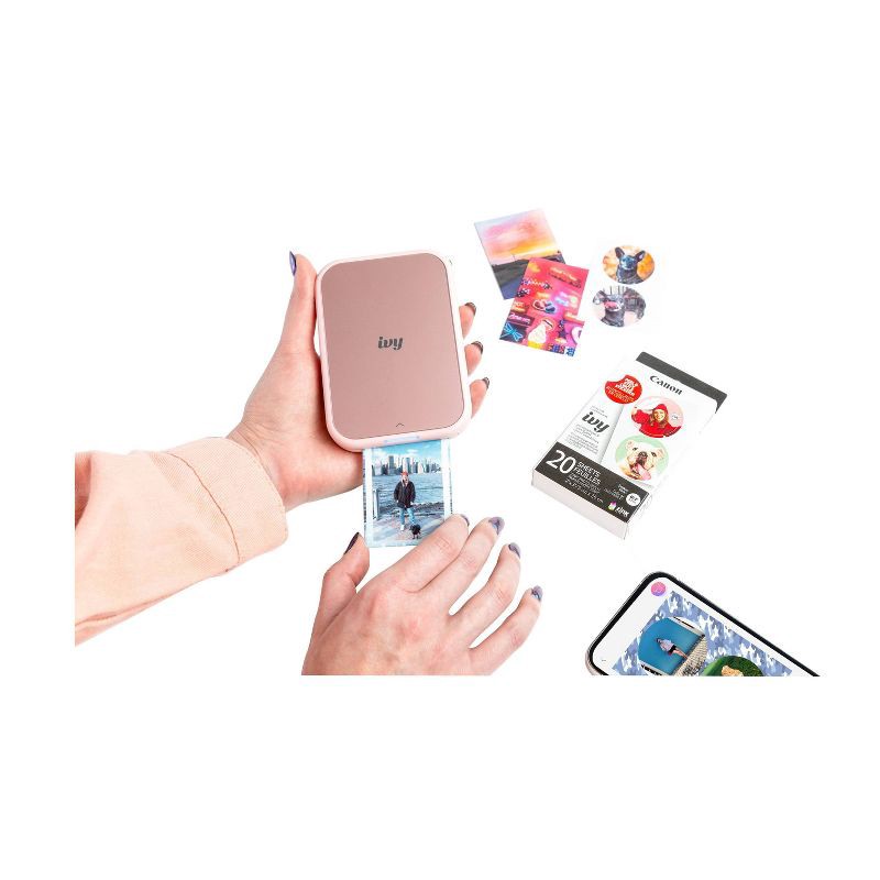 slide 6 of 8, Canon IVY 2 Mini Photo Printer - Pink, 1 ct