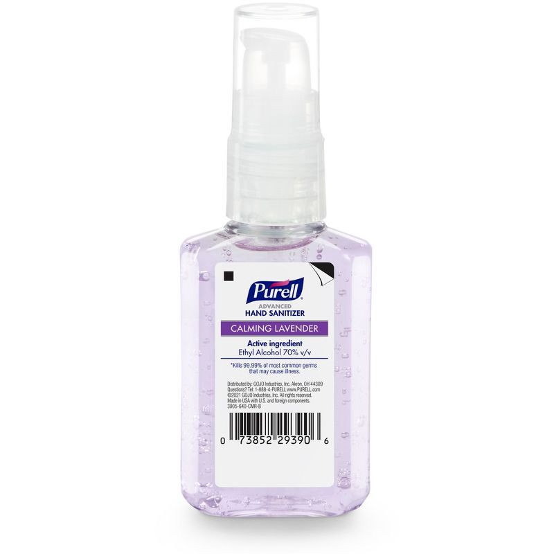 slide 2 of 7, Purell Hand Sanitizer Pump - Lavender - Trial Size - 2 fl oz, 2 fl oz