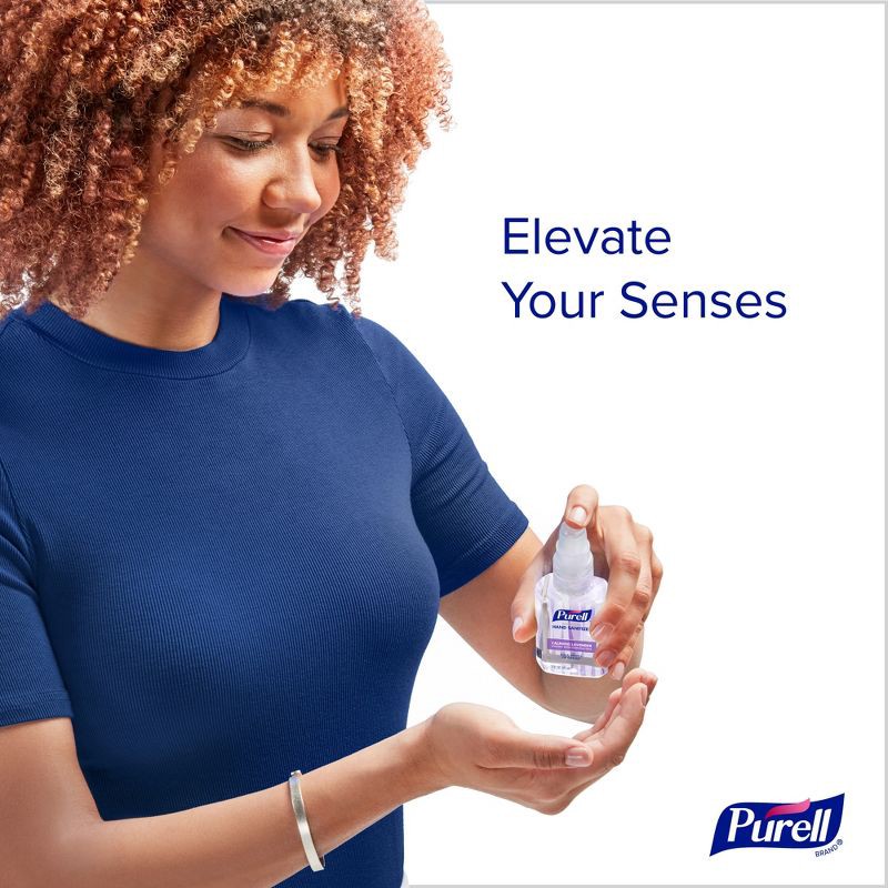 slide 3 of 7, Purell Hand Sanitizer Pump - Lavender - Trial Size - 2 fl oz, 2 fl oz