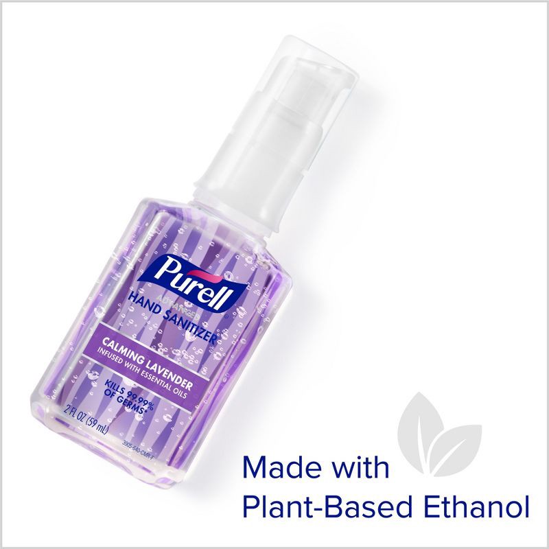 slide 6 of 7, Purell Hand Sanitizer Pump - Lavender - Trial Size - 2 fl oz, 2 fl oz