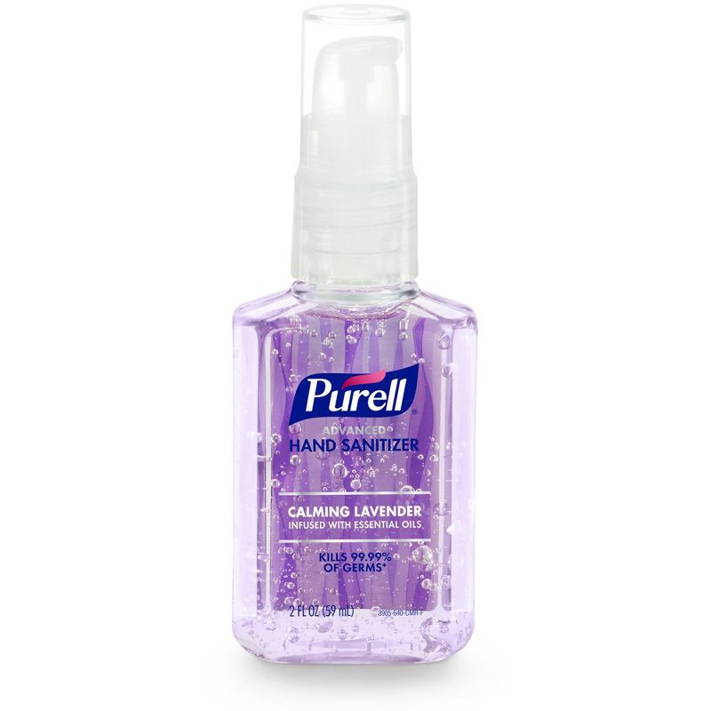 slide 1 of 7, Purell Hand Sanitizer Pump - Lavender - Trial Size - 2 fl oz, 2 fl oz