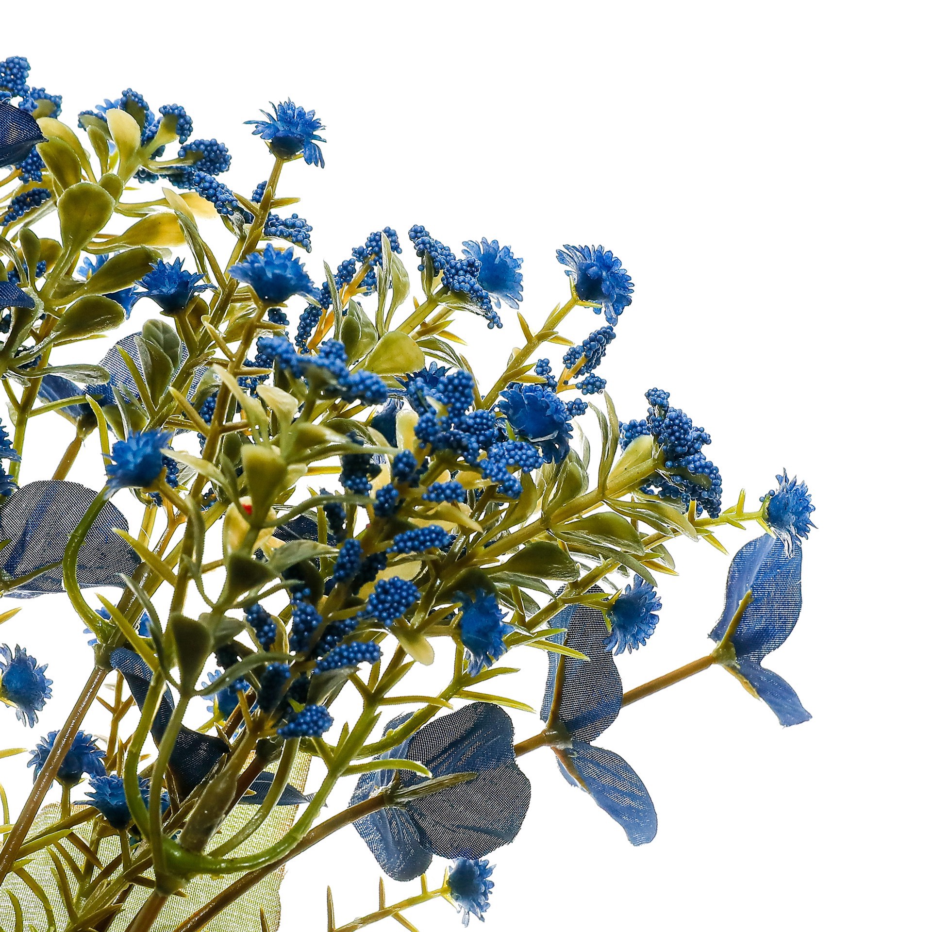 slide 3 of 3, 14" Mixed Berry & Eucalyptus Mix Deluxe Bush By Ashland, 14 in x 8 in x 5 in