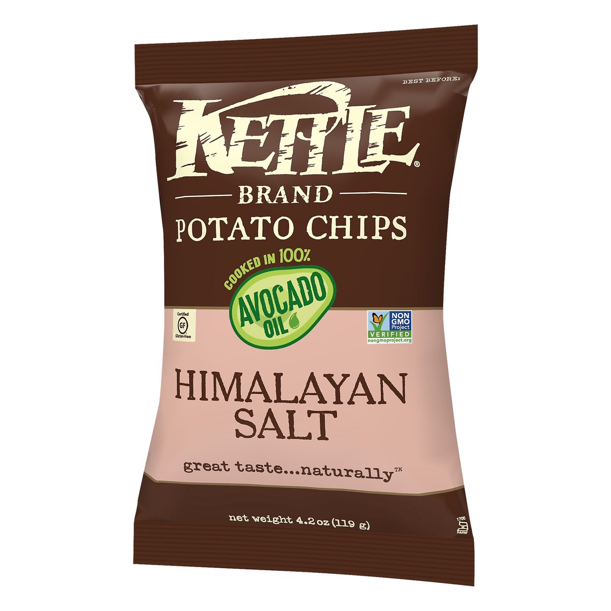slide 3 of 7, Kettle Brand Avocado Oil Himalayan Salt Potato Chips, 4.2 oz