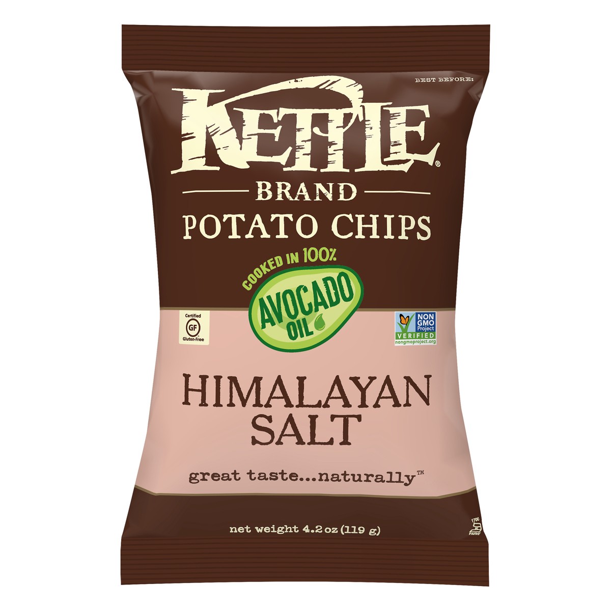 slide 1 of 7, Kettle Brand Avocado Oil Himalayan Salt Potato Chips, 4.2 oz