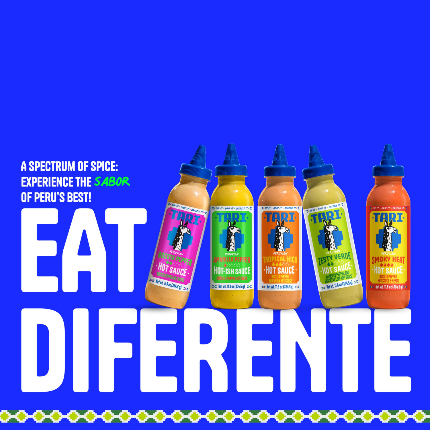 slide 3 of 6, Tari Peruvian Zesty Verde Hot Sauce 11.8 oz, 11.8 oz