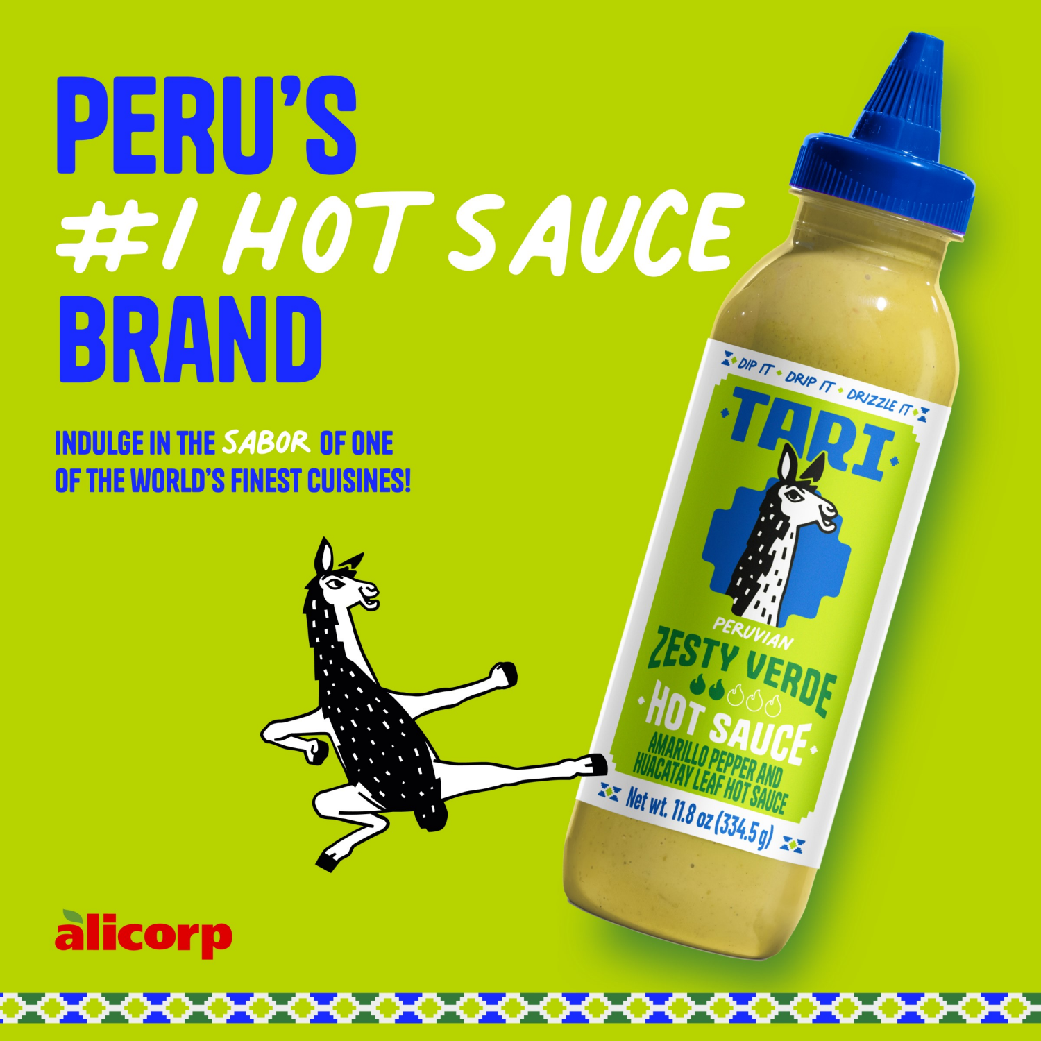 slide 6 of 6, Tari Peruvian Zesty Verde Hot Sauce 11.8 oz, 11.8 oz