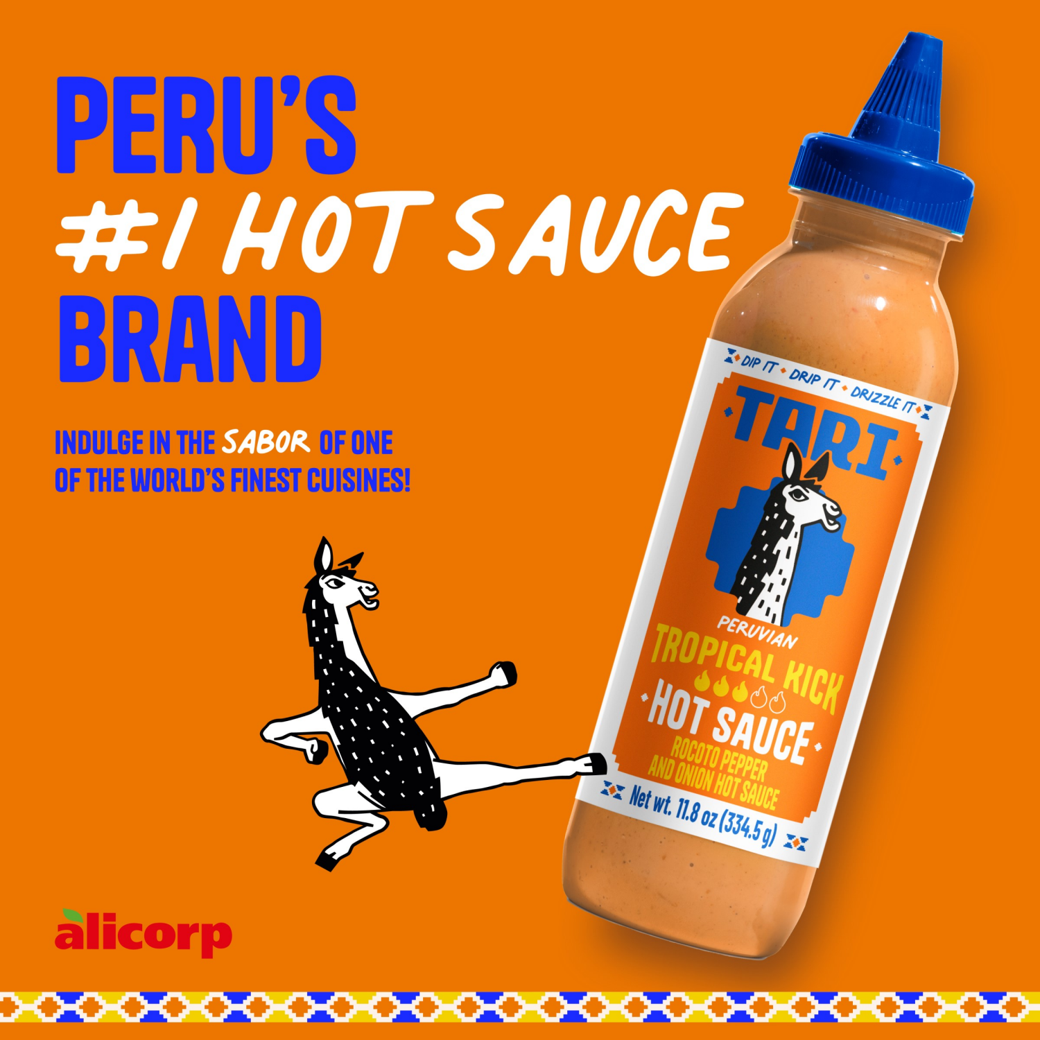 slide 6 of 6, Tari Peruvian Tropical Kick Hot Sauce 11.8 oz, 11.8 oz