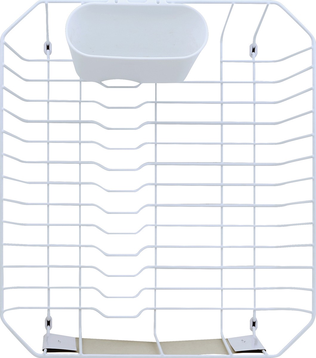 slide 3 of 4, Rubbermaid White Small Dish Drainer, 1 ct