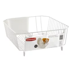 Rubbermaid White Small Dish Drainer