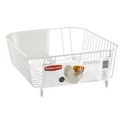Rubbermaid White Small Dish Drainer