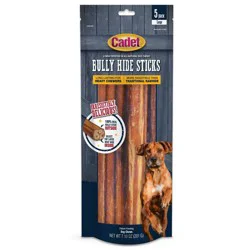 Cadet Bully Beef Flavor Rawhide Sticks Dog Treat - L - 7.10oz/5ct
