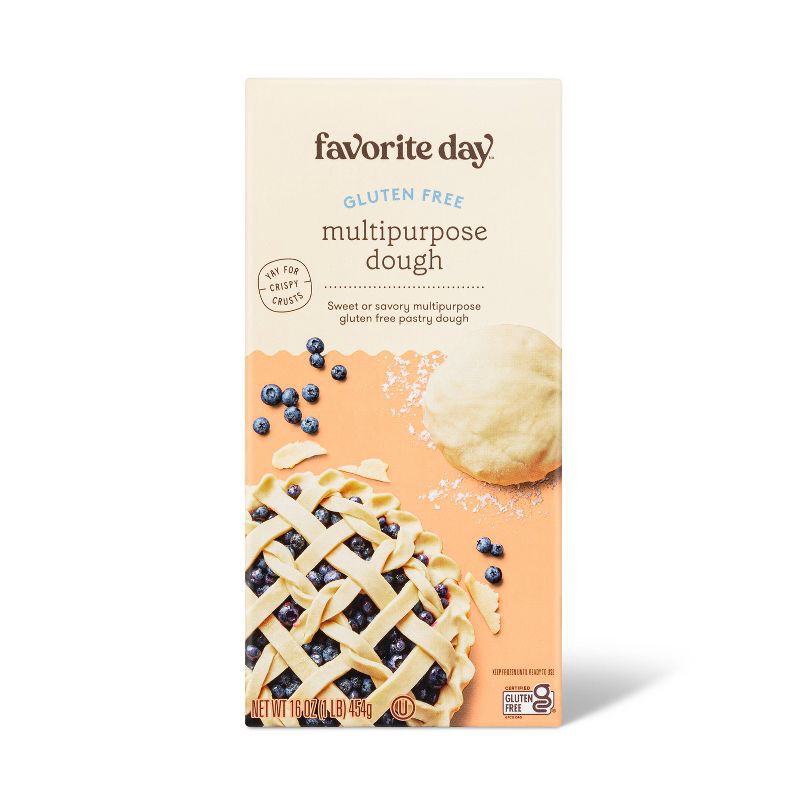 slide 1 of 3, Gluten Free Frozen Multi-Purpose Dough - 16oz - Favorite Day™, 16 oz