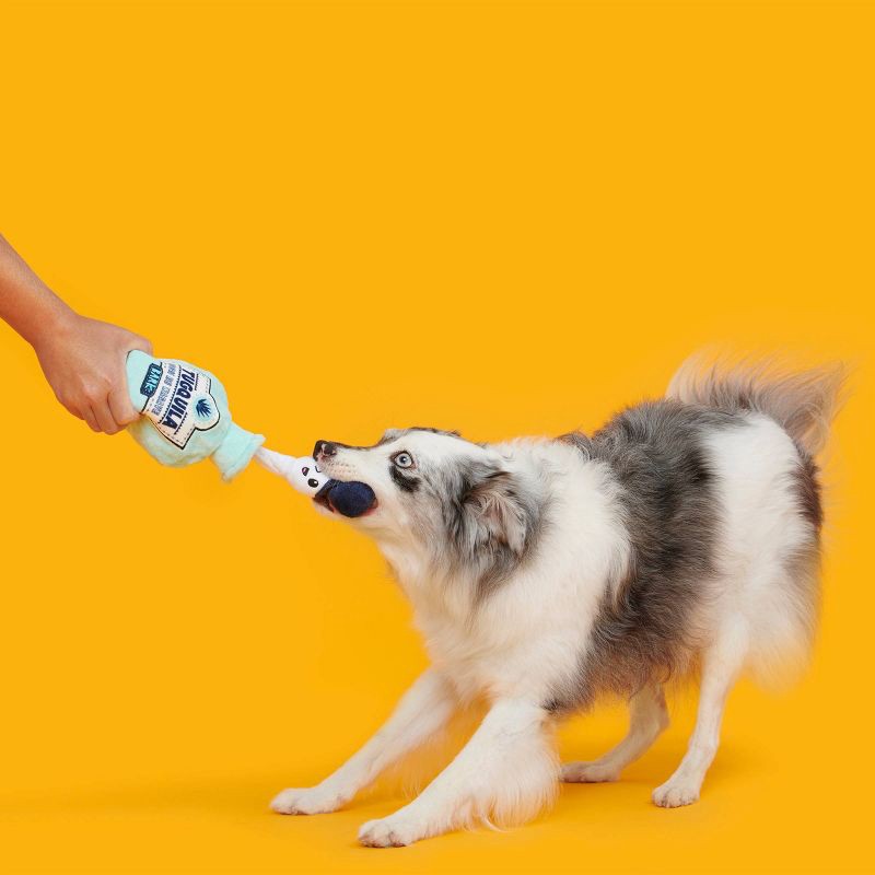 slide 3 of 7, BARK Tug-O-Worm Tugquila Dog Toy, 1 ct