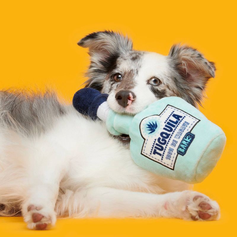 slide 4 of 7, BARK Tug-O-Worm Tugquila Dog Toy, 1 ct