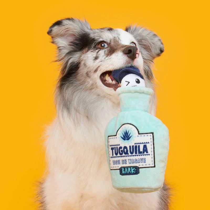 slide 5 of 7, BARK Tug-O-Worm Tugquila Dog Toy, 1 ct