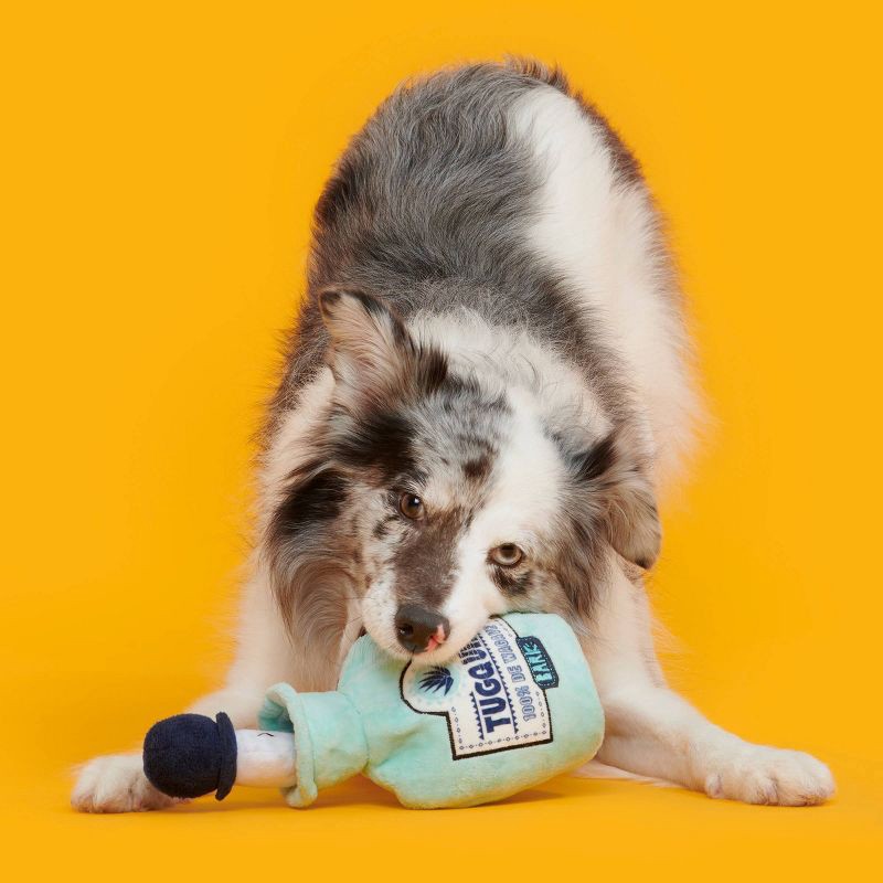 slide 6 of 7, BARK Tug-O-Worm Tugquila Dog Toy, 1 ct