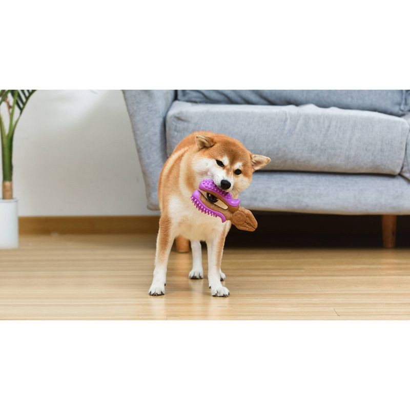 slide 5 of 5, Arm & Hammer Wood Mix Pliers Dog Toy - 7", 1 ct