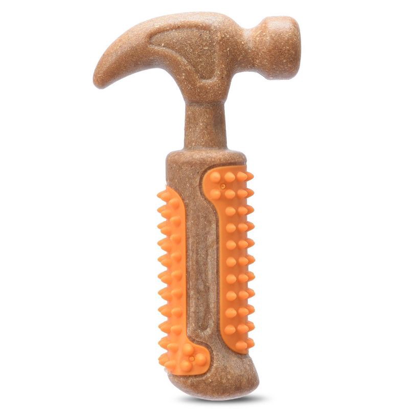 slide 3 of 5, Arm & Hammer Wood Mix Hammer Dog Toy - 7", 1 ct