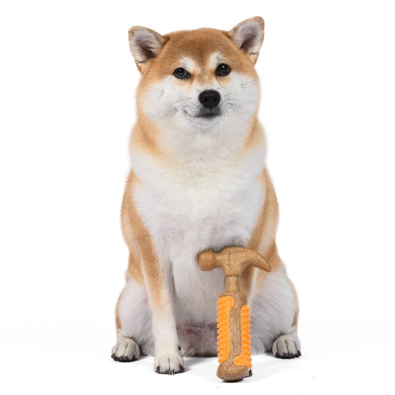 slide 4 of 5, Arm & Hammer Wood Mix Hammer Dog Toy - 7", 1 ct