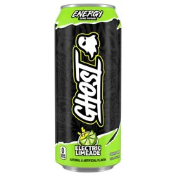 Ghost Energy Drink, Zero Sugar, Electric Limeade, 16 fl oz Can
