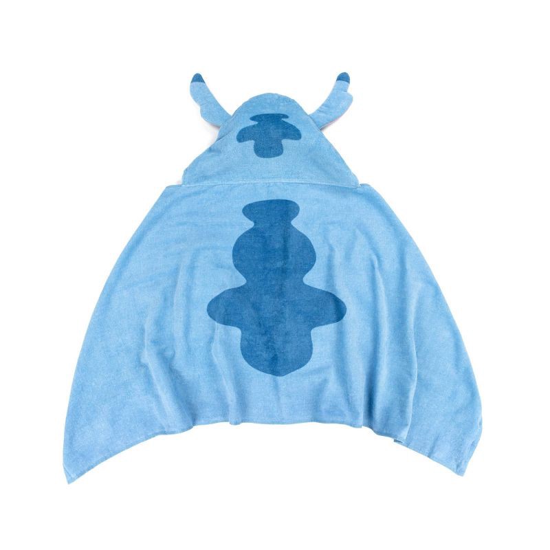 slide 5 of 6, Lilo & Stitch Stitch Kids' Hooded Bath Towel, 1 ct