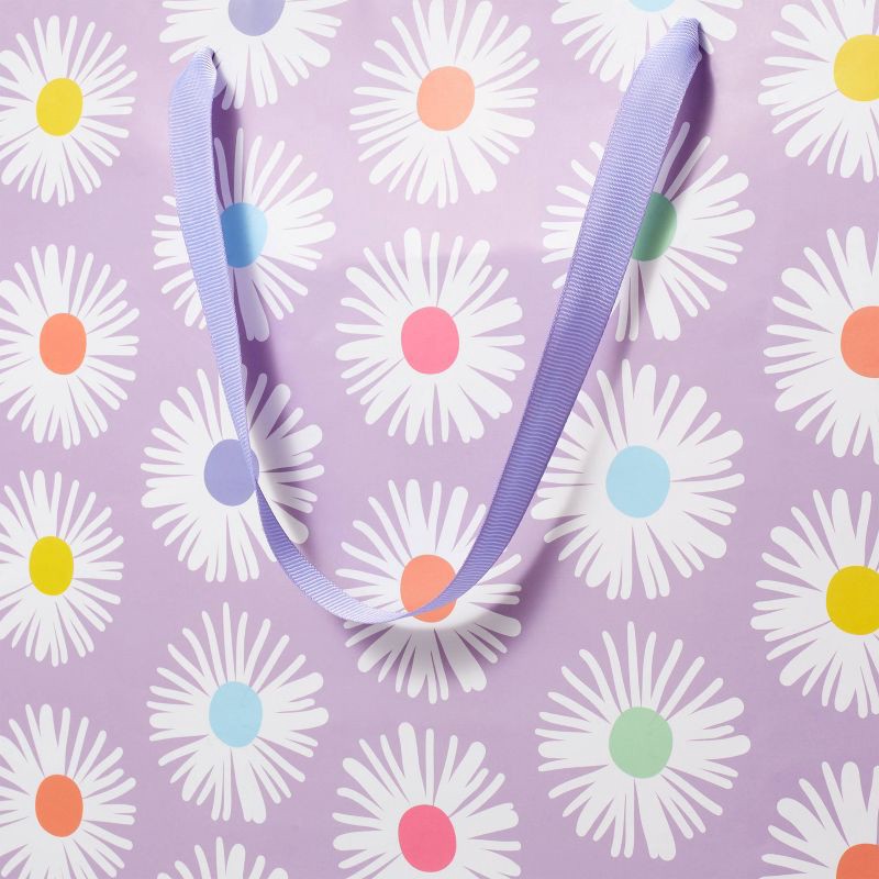 slide 3 of 3, Purple Daisies Jumbo Gift Bag - Spritz™, 1 ct