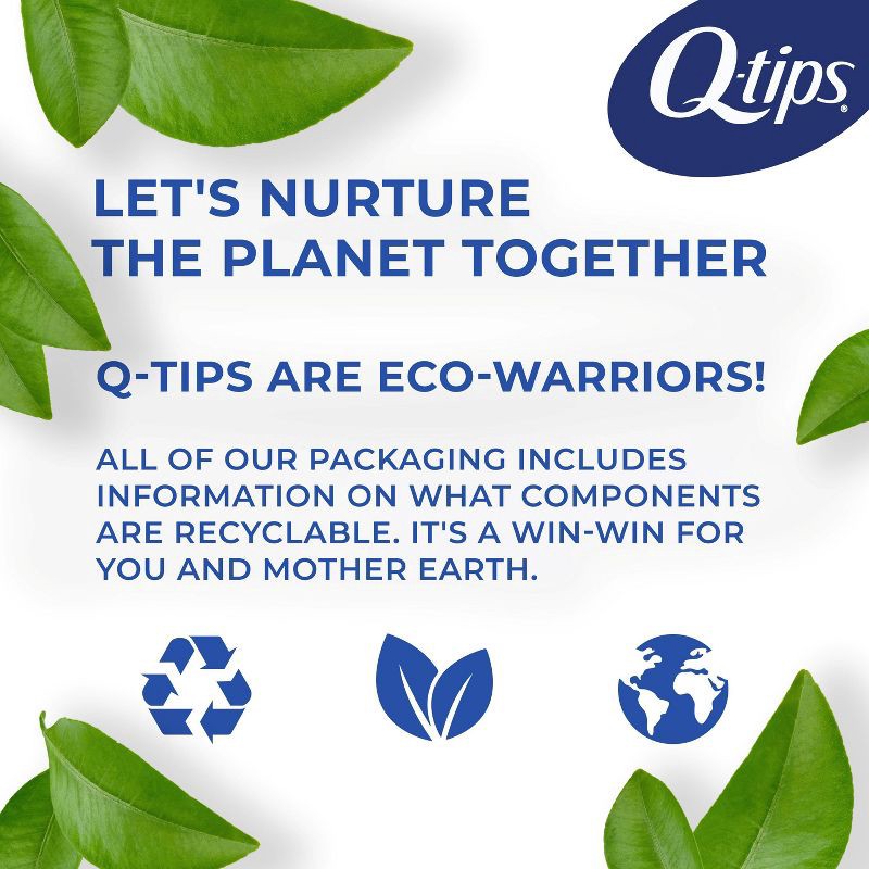 slide 8 of 9, Q-Tips Antimicrobial Cotton Swabs - 300ct, 300 ct