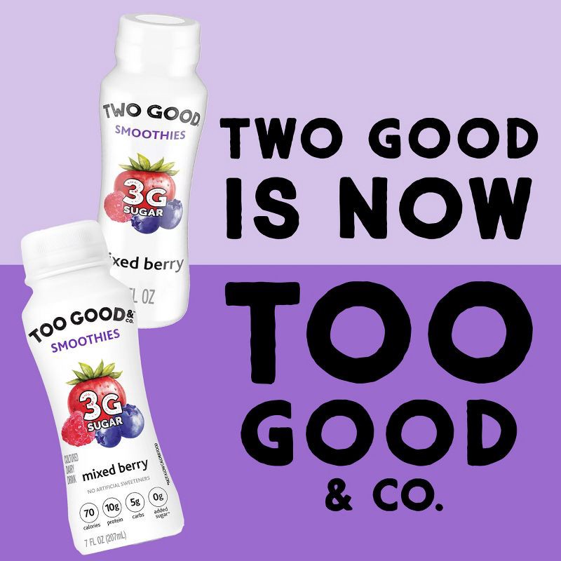 slide 5 of 10, Two Good Mixed Berry Greek Yogurt Smoothie - 7 fl oz, 7 fl oz