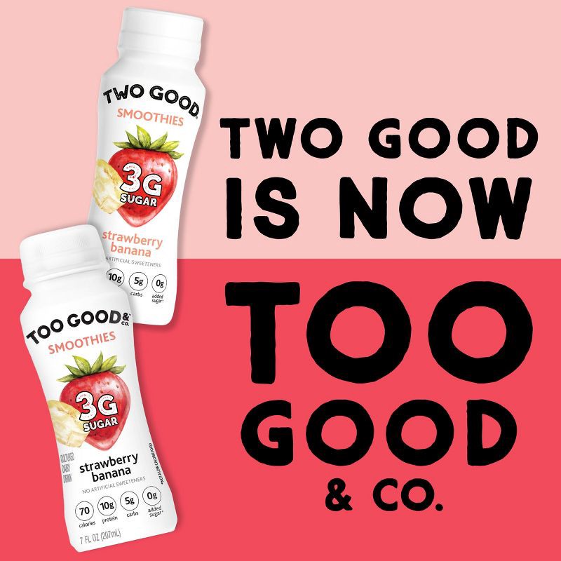 slide 5 of 12, Two Good Strawberry Banana Greek Yogurt Smoothie - 7 fl oz, 7 fl oz