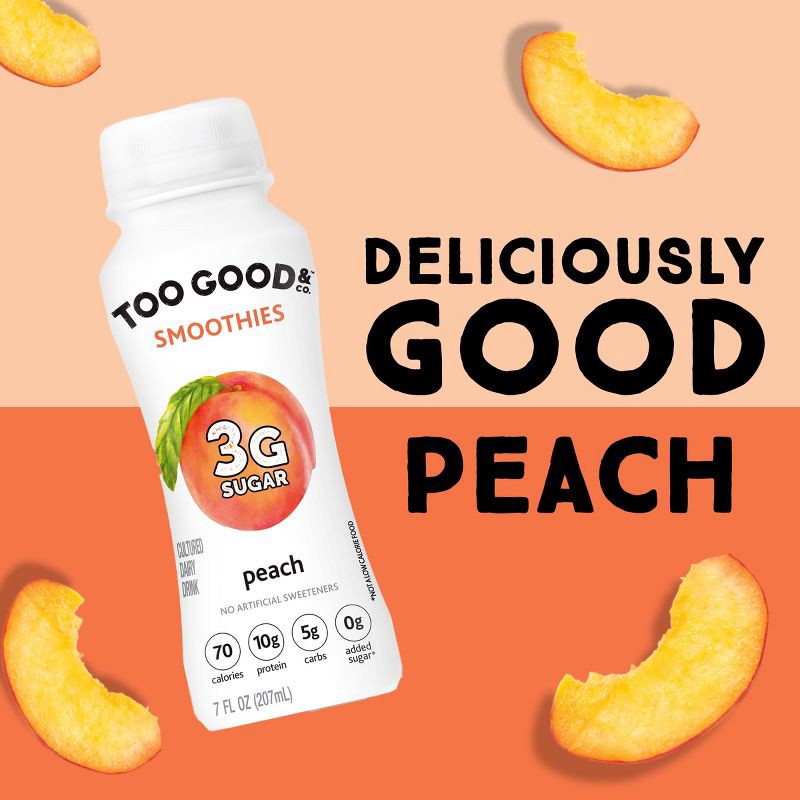 slide 3 of 11, Two Good Peach Greek Yogurt Smoothie - 7 fl oz, 7 fl oz