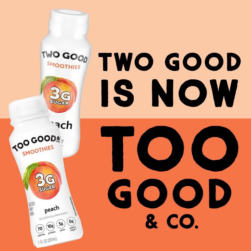 slide 5 of 11, Two Good Peach Greek Yogurt Smoothie - 7 fl oz, 7 fl oz