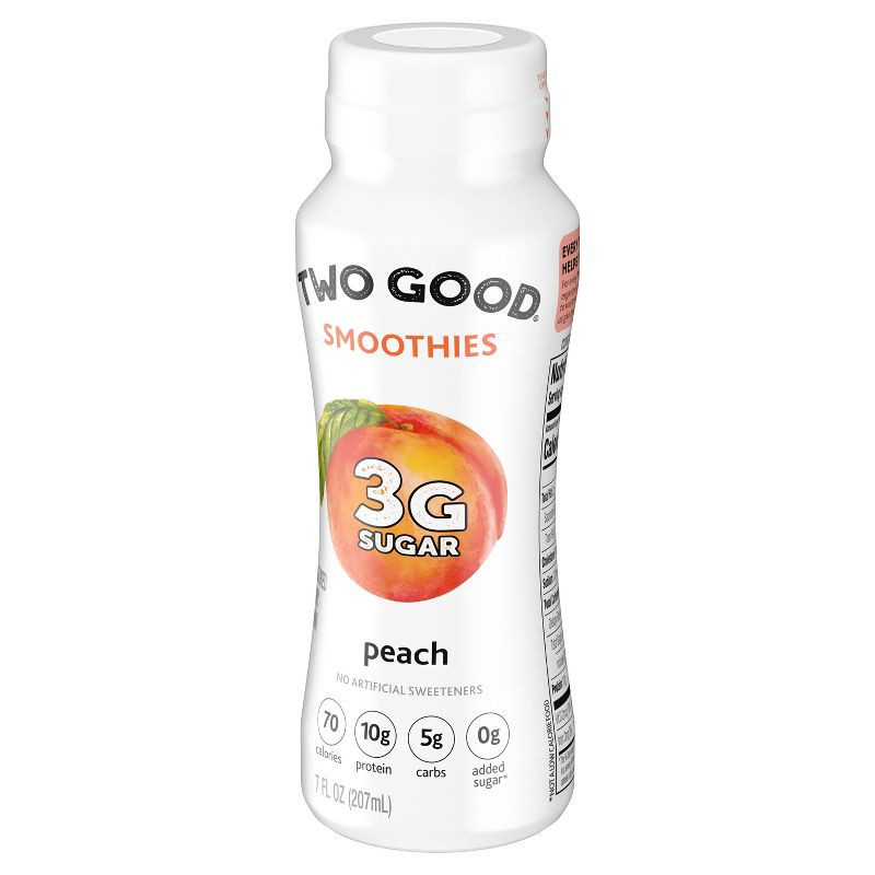 slide 8 of 11, Two Good Peach Greek Yogurt Smoothie - 7 fl oz, 7 fl oz