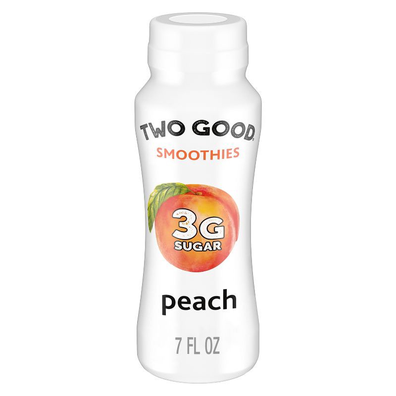 slide 1 of 8, Two Good Peach Greek Yogurt Smoothie - 7 fl oz, 7 fl oz