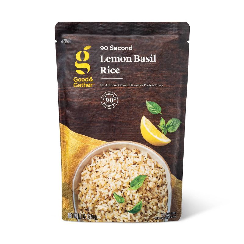 slide 1 of 3, 90 Second Lemon Basil Rice - 8.8oz - Good & Gather™, 8.8 oz
