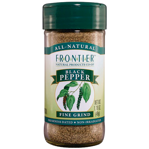 slide 1 of 1, Frontier Fine Black Pepper, 1.76 oz