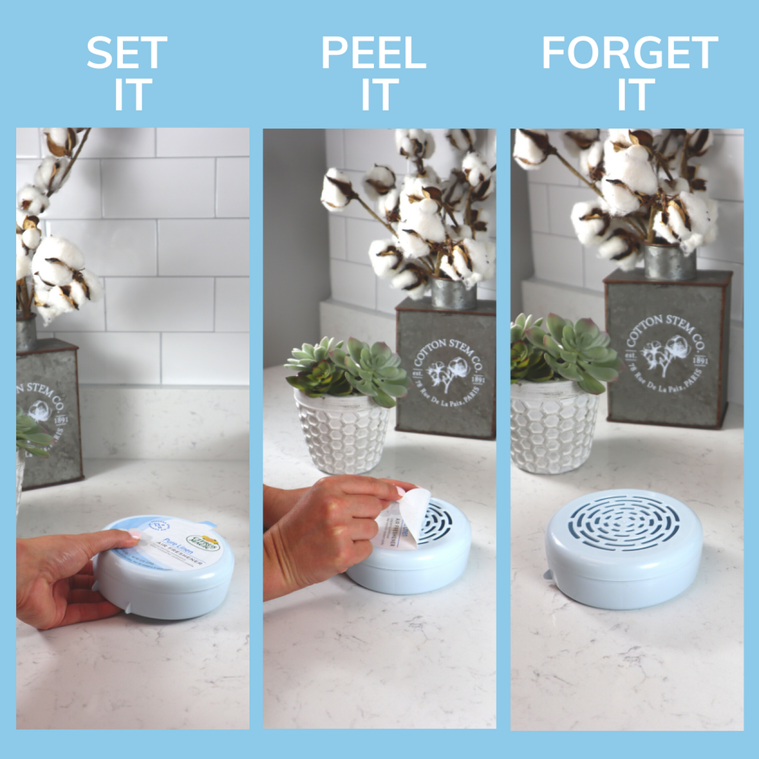 slide 5 of 6, Citrus Magic Linen Solid Air Freshener, 2 ct; 8 oz