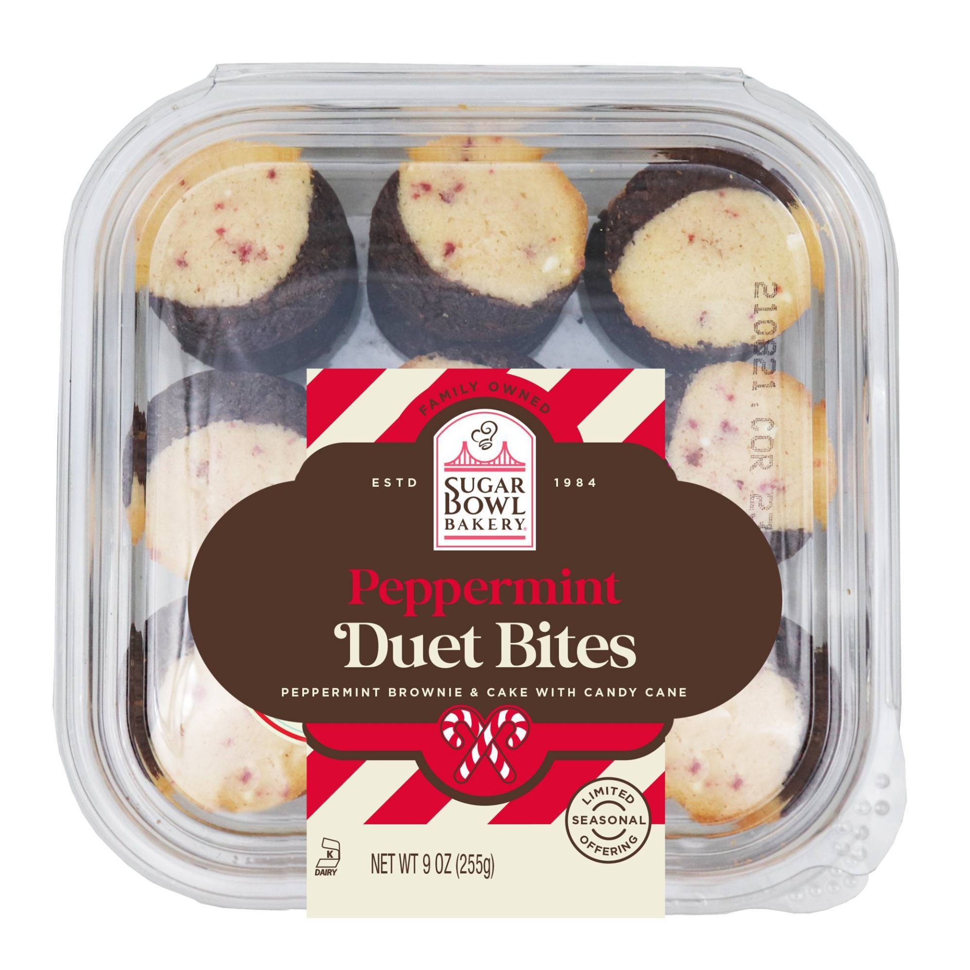 slide 1 of 2, Sugar Bowl Bakery Peppermint Duet Bites - 9oz, 9 oz