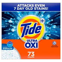 Tide Powder Laundry Detergent, Original Scent, 73 Loads, 114 oz