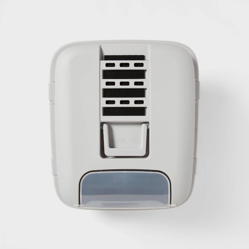 slide 3 of 3, Enclosed Cat Litter Box - Gray - XL - up&up™, 1 ct