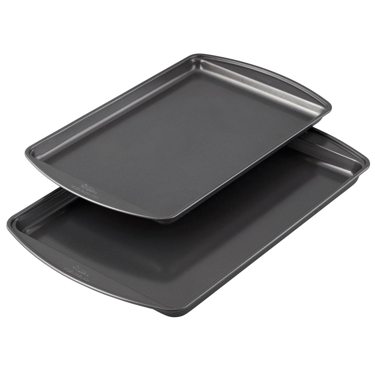 slide 2 of 21, Wilton Perfect Results Premium Non-Stick Bakeware Cookie Baking Sheets Set, 2 ct