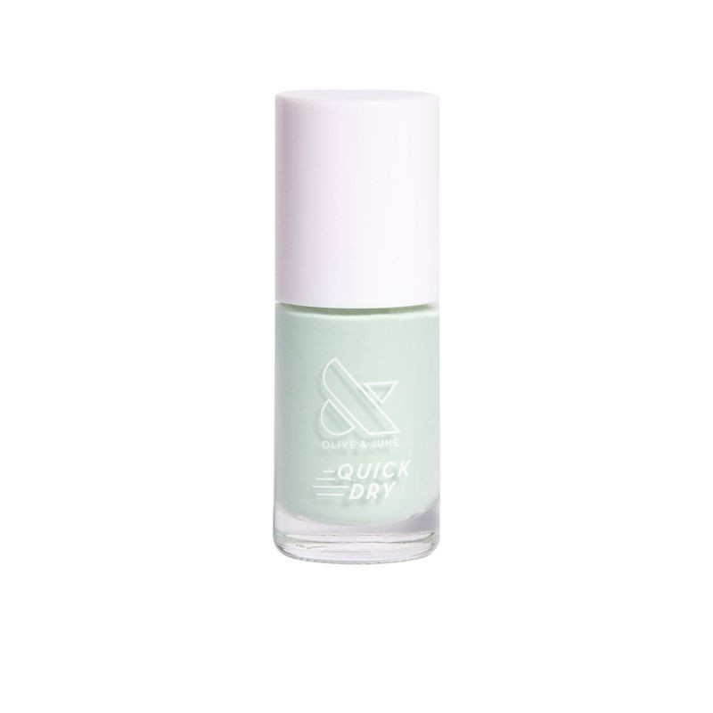 slide 1 of 7, Olive & June Quick Dry Nail Polish - Minty - 0.3 fl oz, 0.3 fl oz