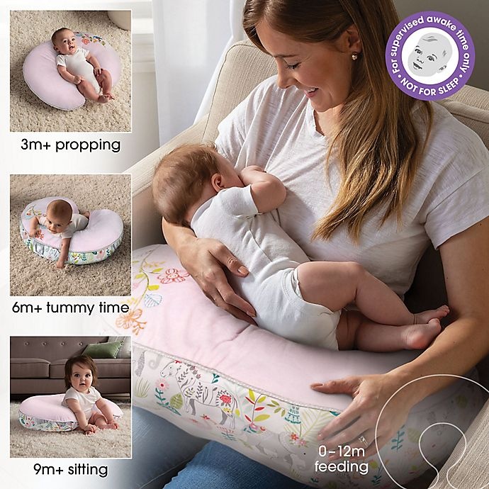 slide 5 of 5, Boppy Luxe Sweet Safari Nursing Pillow and Positioner - Pink, 1 ct