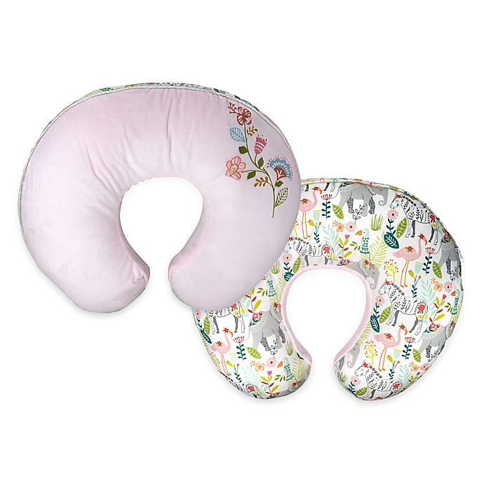slide 1 of 5, Boppy Luxe Sweet Safari Nursing Pillow and Positioner - Pink, 1 ct