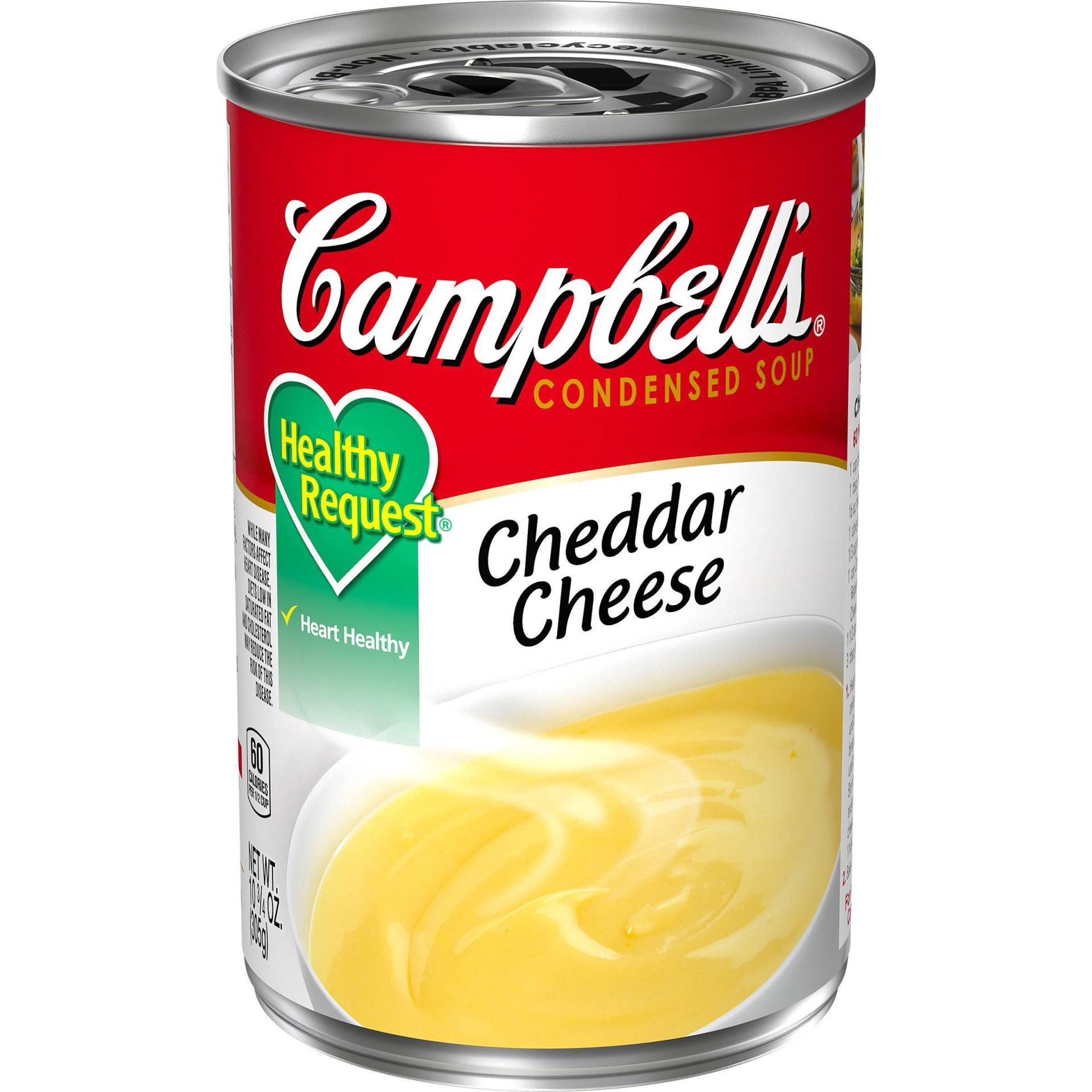 slide 1 of 5, Campbell's Condensed Heart Healthy Cheddar Cheese Soup, 10.75 oz Can, 10.750 oz
