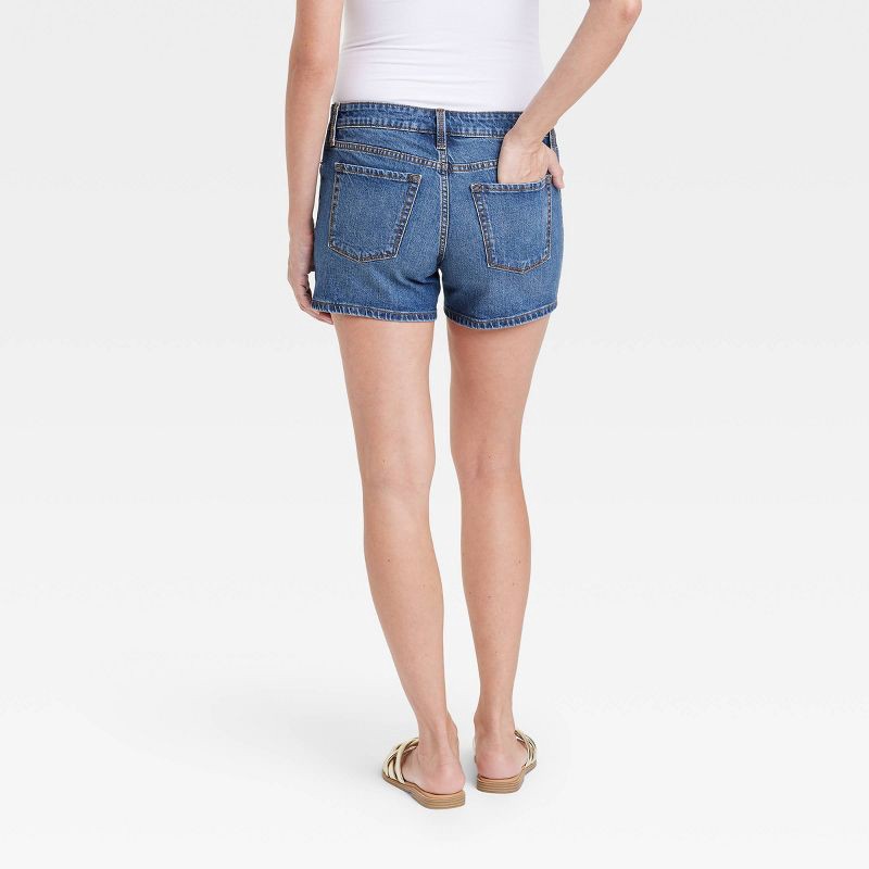 Under Belly Maternity Jean Shorts - Isabel Maternity by Ingrid