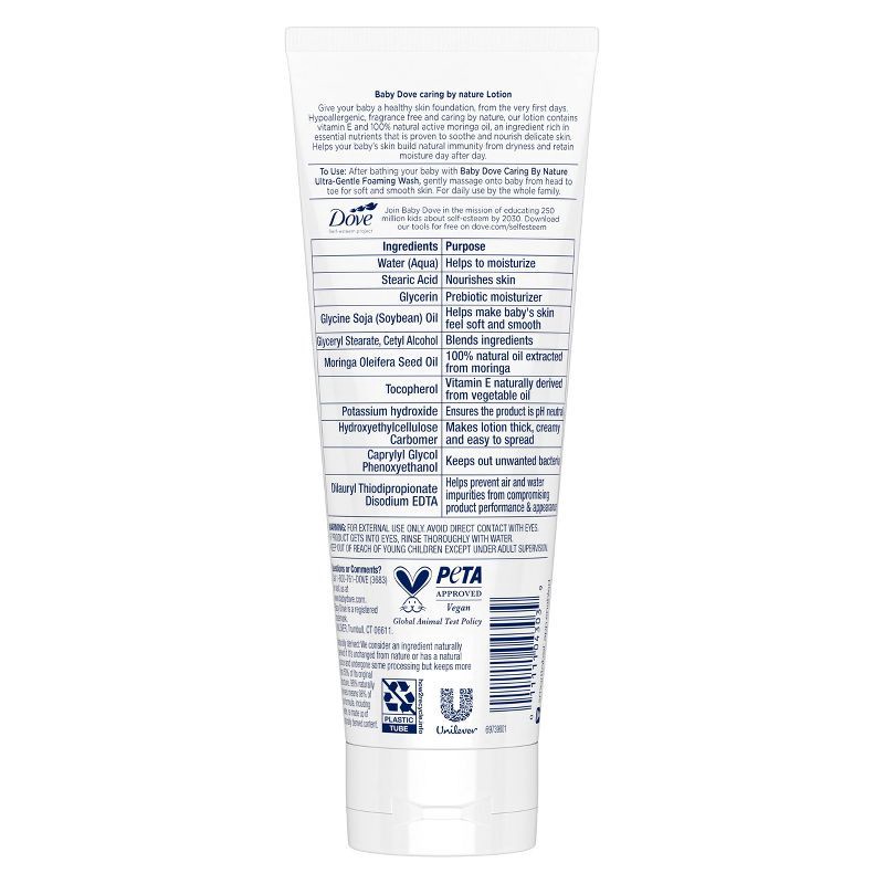slide 11 of 11, Baby Dove Caring by Nature Hypoallergenic Lotion - 8 fl oz, 8 fl oz
