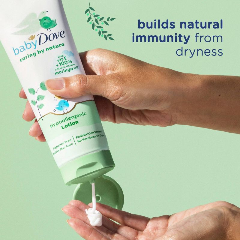 slide 9 of 11, Baby Dove Caring by Nature Hypoallergenic Lotion - 8 fl oz, 8 fl oz