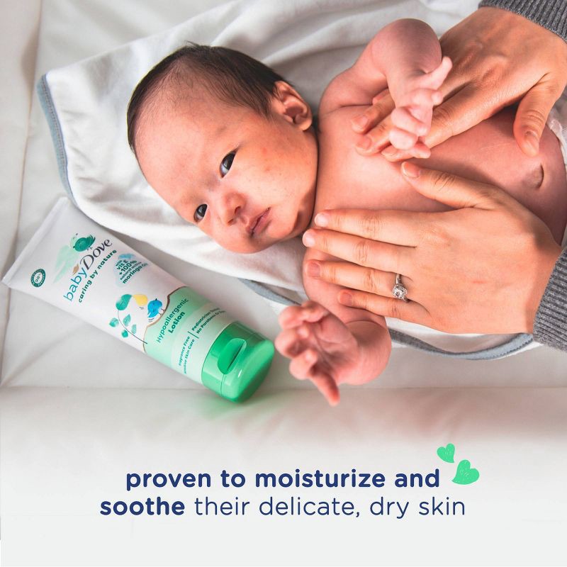 slide 4 of 11, Baby Dove Caring by Nature Hypoallergenic Lotion - 8 fl oz, 8 fl oz